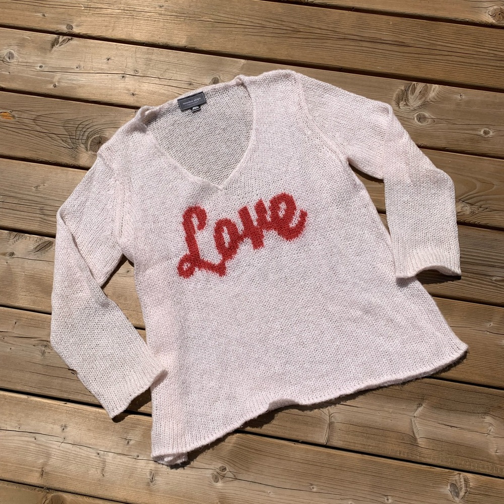 Luxurious Wooden Ships LOVE Mohair Blend Sweater